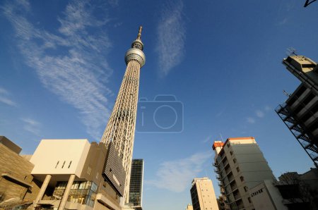 Foto de Primer plano de Tokyo Sky Tree en Tokio, Japón. - Imagen libre de derechos