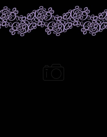 Téléchargez les photos : Fond violet et noir à volutes tourbillonnantes - en image libre de droit