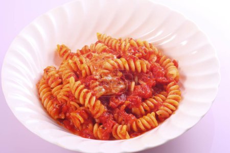 Photo for Pasta with tomato sauce - Royalty Free Image