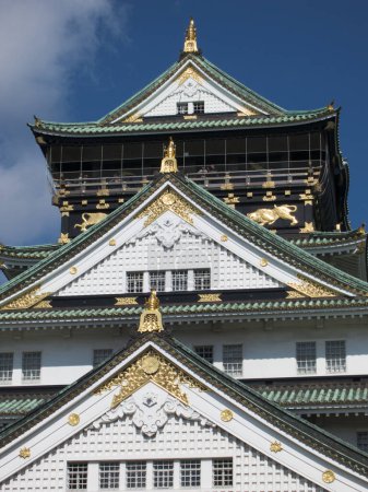 Turm der Burg von Osaka, Japan