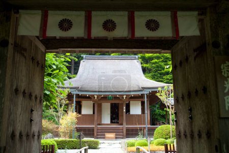 Photo for Scenic shot of ancient Japanese temple - Royalty Free Image