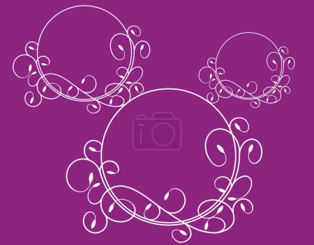 Photo for Vector floral design. hand drawn flowers. - Royalty Free Image