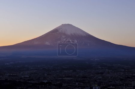 Photo for Snow covered mountain Fuji in Japan - Royalty Free Image