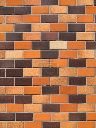 Photo for Brown wall texture. background of a brick wall. - Royalty Free Image