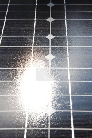 Foto de Primer plano del panel solar - Imagen libre de derechos