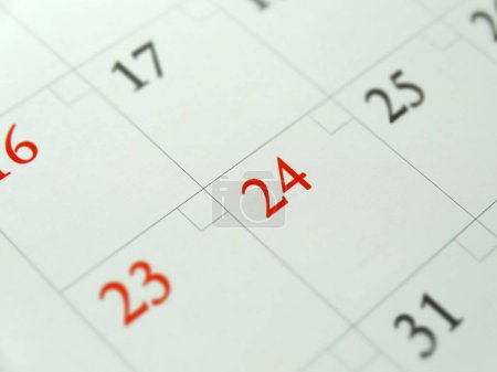 Photo for Calendar date cells close up background - Royalty Free Image