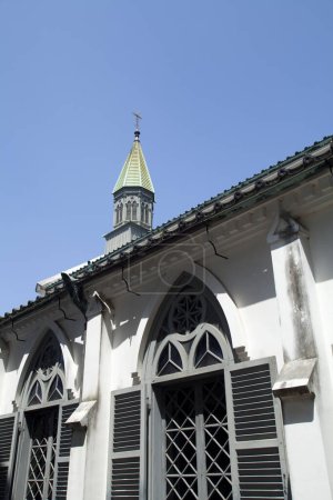 nagasaki, japan in der historischen oura-Kirche.