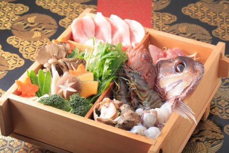 Foto de Una foto de cocina de sashimi - Imagen libre de derechos