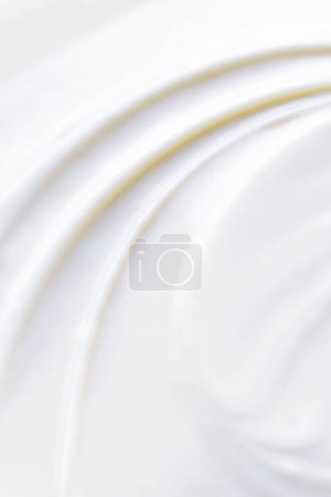 Foto de Crema blanca como fondo de textura, de cerca - Imagen libre de derechos
