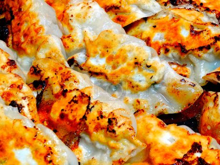 Fried Dumplings Chinese Style Cuisine as Meal