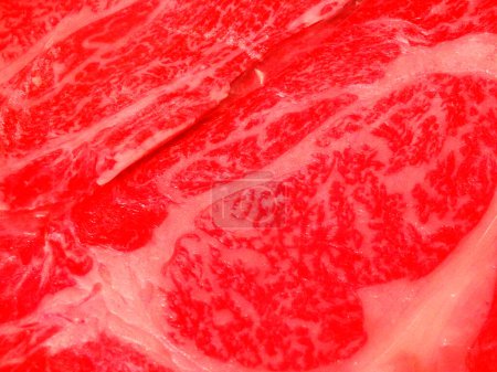 Téléchargez les photos : Gros plan de viande rouge crue fraîche - en image libre de droit
