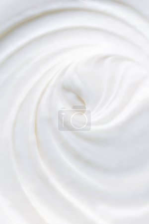 Foto de Crema blanca como fondo de textura, de cerca - Imagen libre de derechos