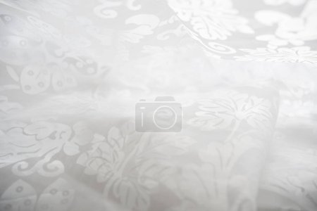 Téléchargez les photos : Tissu blanc texture fond - en image libre de droit