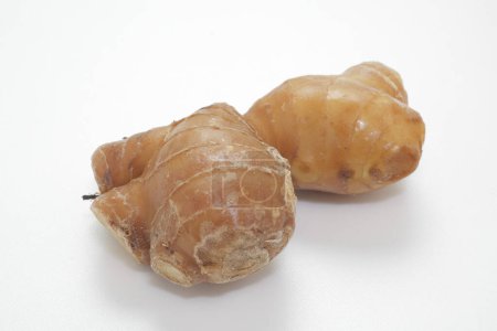 brown gingers on white background, close up