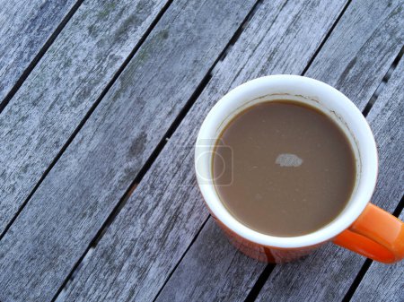 Foto de Taza de café y leche por la mañana - Imagen libre de derechos