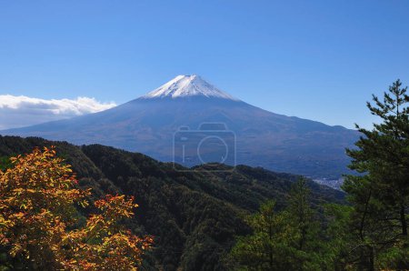 Photo for Snow covered mountain Fuji in Japan - Royalty Free Image