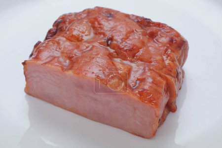 Téléchargez les photos : Ventre de porc grillé aux épices, gros plan. - en image libre de droit