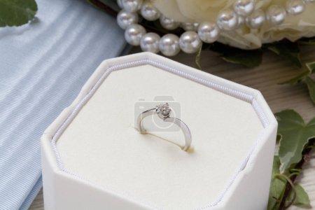 Photo for Diamond jewelry, luxury diamond ring and fashion jewelry, close-up - Royalty Free Image