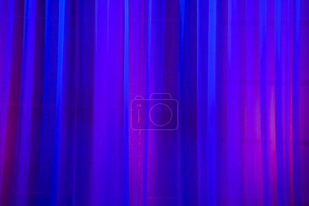 Foto de Textura de la cortina de tela azul brillante - Imagen libre de derechos