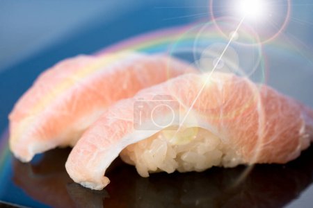 Foto de Primer plano - vista de sushi fresco - Imagen libre de derechos