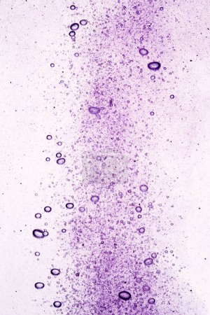 Photo for Close up of a water surface with air bubbles - Royalty Free Image