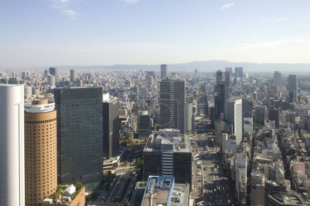 nowoczesna panorama miasta Tokio, Japonia