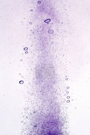Photo for Close up of a water surface with air bubbles - Royalty Free Image