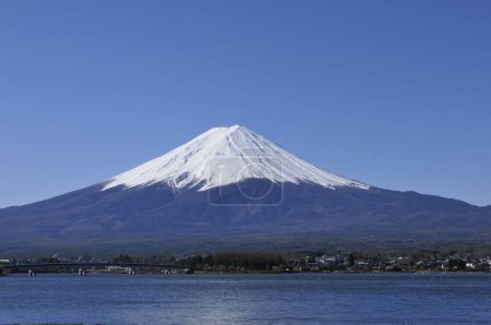 Foto de Monte Fuji y lago en Japón - Imagen libre de derechos