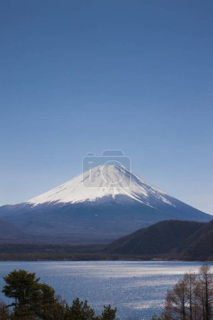 Photo for Beautiful fuji mountain at lake kawaguchiko in Japan. - Royalty Free Image