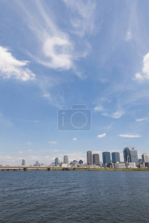 Photo for Beautiful cityscape of Osaka city, Japan - Royalty Free Image
