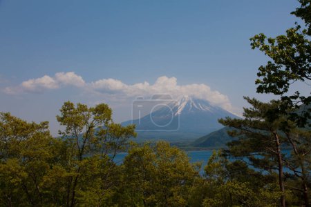 Photo for Beautiful snow covered mountain Fuji in Japan - Royalty Free Image