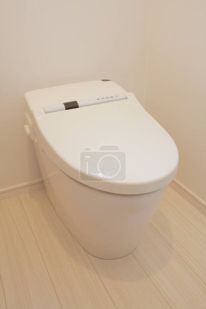 Photo for Toilet bowl in house interior - Royalty Free Image