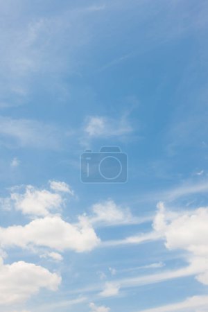 Photo for Blue sky background with clouds - Royalty Free Image