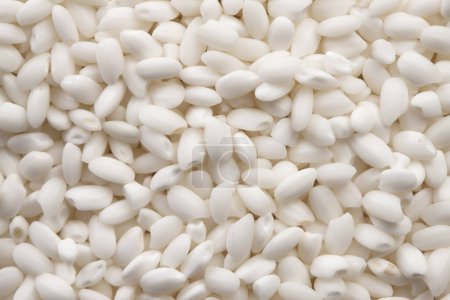 Photo for White beans over white background - Royalty Free Image