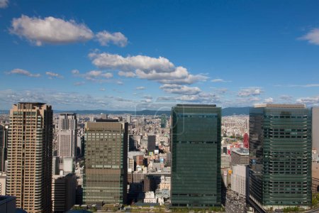Photo for Beautiful cityscape of Osaka city, Japan - Royalty Free Image