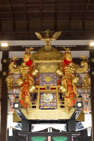 Photo for Great Mikoshi at traditional Gion Festival in Kyoto - Royalty Free Image