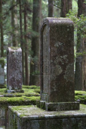  Okunoin ancient Buddhist cemetery in Koyasan, Japan