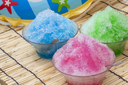 Asian summer Japanese shaved ice