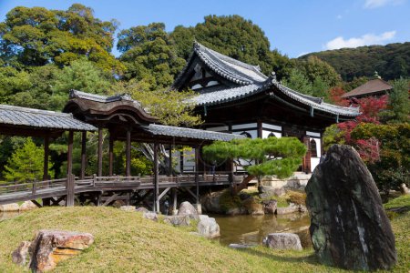 Téléchargez les photos : Vue fascinante d'un ancien sanctuaire japonais - en image libre de droit