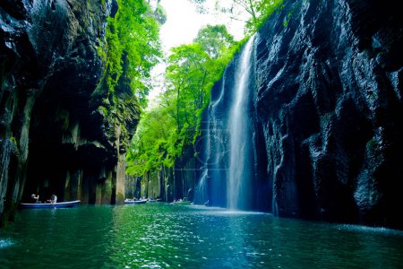 Foto de Cataratas Manai Santuario de Japón, Garganta de Takachiho - Imagen libre de derechos