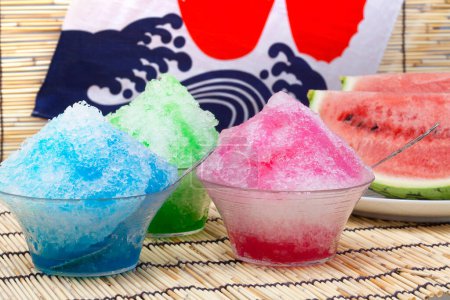 Asian summer Japanese shaved ice