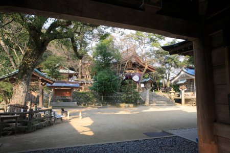 Téléchargez les photos : Paysage impressionnant autour d'un ancien sanctuaire japonais - en image libre de droit