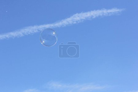 Photo for Soap bubbles in the sky - Royalty Free Image