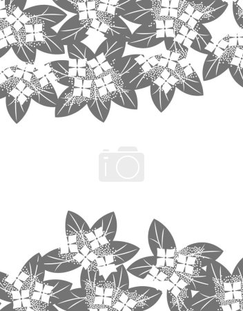 Photo for Seamless frame background with flowers - Royalty Free Image