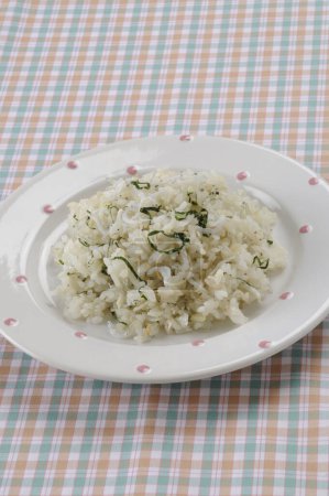 Photo for Boiled rice with nori - Royalty Free Image