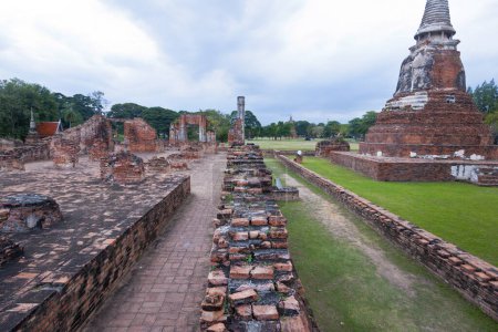 Der Tempel Wat Phra Si Sanphet ist einer der berühmten Tempel in Ayutthaya, Thailand. Tempel im Ayutthaya Historical Park, Ayutthaya, Thailand. UNESCO-Welterbe.