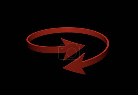 Foto de Flecha roja ilustración icono logotipo plantilla diseño - Imagen libre de derechos