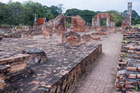 Der Tempel Wat Phra Si Sanphet ist einer der berühmten Tempel in Ayutthaya, Thailand. Tempel im Ayutthaya Historical Park, Ayutthaya, Thailand. UNESCO-Welterbe.