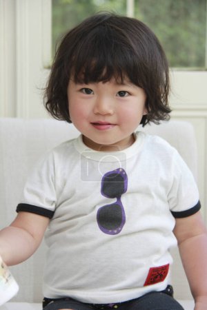Photo for Portrait of cute Asian baby girl - Royalty Free Image