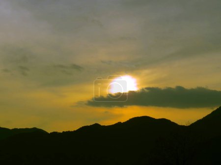 Photo for Sunset in the mountains. beautiful landscape - Royalty Free Image